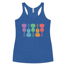 Load image into Gallery viewer, Colorful Fiddles- Women's Racerback Tank