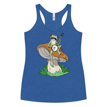 Load image into Gallery viewer, Frog Plays Banjo- Women's Racerback Tank