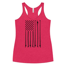 Load image into Gallery viewer, Bow Flag in Blank- Women's Racerback Tank