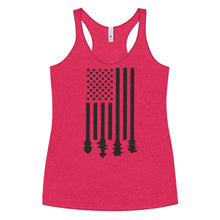 Load image into Gallery viewer, Flag Stocks in Blank- Women's Racerback Tank