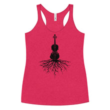 Load image into Gallery viewer, Fiddle Roots in Blank- Women's Racerback Tank