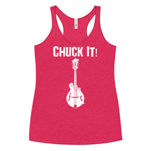 Load image into Gallery viewer, Chuck It! Mandolin in White- Women's Racerback Tank