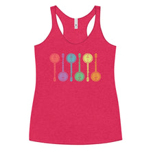 Load image into Gallery viewer, Colorful Banjos- Women's Racerback Tank
