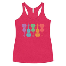 Load image into Gallery viewer, Colorful Fiddles- Women's Racerback Tank