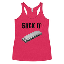 Load image into Gallery viewer, Suck It! Harmonica- Women's Racerback Tank