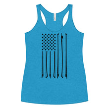 Load image into Gallery viewer, Bow Flag in Blank- Women's Racerback Tank