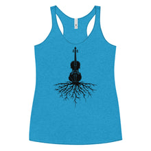 Load image into Gallery viewer, Fiddle Roots in Blank- Women's Racerback Tank