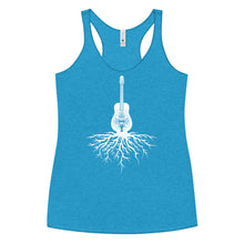 Load image into Gallery viewer, Dobro Roots in White- Women's Racerback Tank