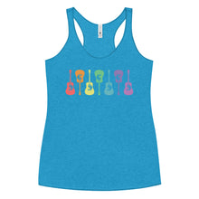 Load image into Gallery viewer, Colorful Guitars- Women's Racerback Tank