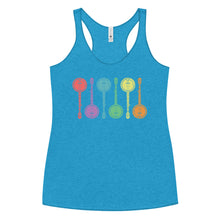 Load image into Gallery viewer, Colorful Banjos- Women's Racerback Tank