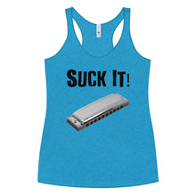 Load image into Gallery viewer, Suck It! Harmonica- Women's Racerback Tank