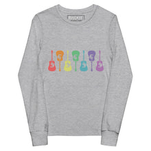 Load image into Gallery viewer, Colorful Guitars- Youth Long Sleeve