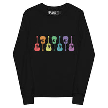 Load image into Gallery viewer, Colorful Guitars- Youth Long Sleeve