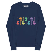 Load image into Gallery viewer, Colorful Guitars- Youth Long Sleeve