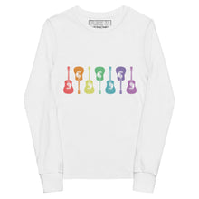 Load image into Gallery viewer, Colorful Guitars- Youth Long Sleeve