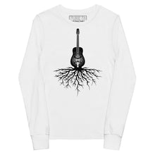 Load image into Gallery viewer, Dobro Roots in Black- Youth Long Sleeve