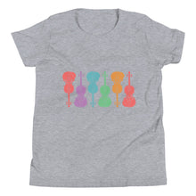 Load image into Gallery viewer, Colorful Fiddles- Youth Short Sleeve