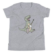 Load image into Gallery viewer, T-Rex Plays Banjo- Youth Short Sleeve