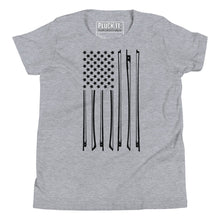 Load image into Gallery viewer, Bow Flag in Black- Youth Short Sleeve