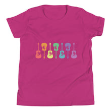 Load image into Gallery viewer, Colorful Guitars- Youth Short Sleeve