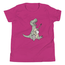 Load image into Gallery viewer, T-Rex Plays Banjo- Youth Short Sleeve