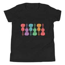 Load image into Gallery viewer, Colorful Fiddles- Youth Short Sleeve