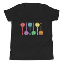 Load image into Gallery viewer, Colorful Banjos- Youth Short Sleeve