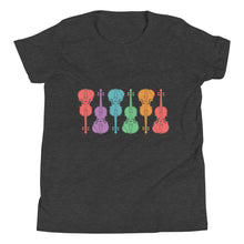 Load image into Gallery viewer, Colorful Fiddles- Youth Short Sleeve