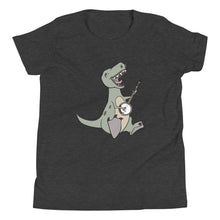 Load image into Gallery viewer, T-Rex Plays Banjo- Youth Short Sleeve