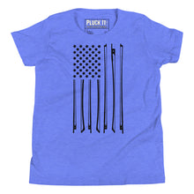 Load image into Gallery viewer, Bow Flag in Black- Youth Short Sleeve