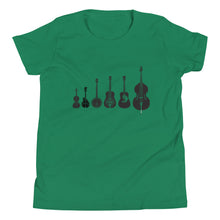 Load image into Gallery viewer, Bluegrass Instruments in Black- Youth Short Sleeve
