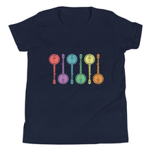 Load image into Gallery viewer, Colorful Banjos- Youth Short Sleeve