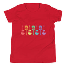 Load image into Gallery viewer, Colorful Guitars- Youth Short Sleeve