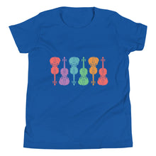 Load image into Gallery viewer, Colorful Fiddles- Youth Short Sleeve