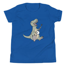 Load image into Gallery viewer, T-Rex Plays Banjo- Youth Short Sleeve