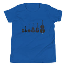 Load image into Gallery viewer, Bluegrass Instruments in Black- Youth Short Sleeve
