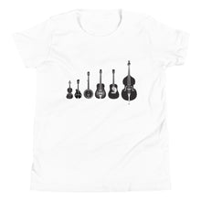 Load image into Gallery viewer, Bluegrass Instruments in Black- Youth Short Sleeve