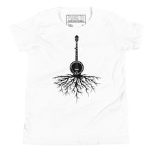 Load image into Gallery viewer, Banjo Roots in Black- Youth Short Sleeve