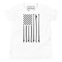 Load image into Gallery viewer, Bow Flag in Black- Youth Short Sleeve