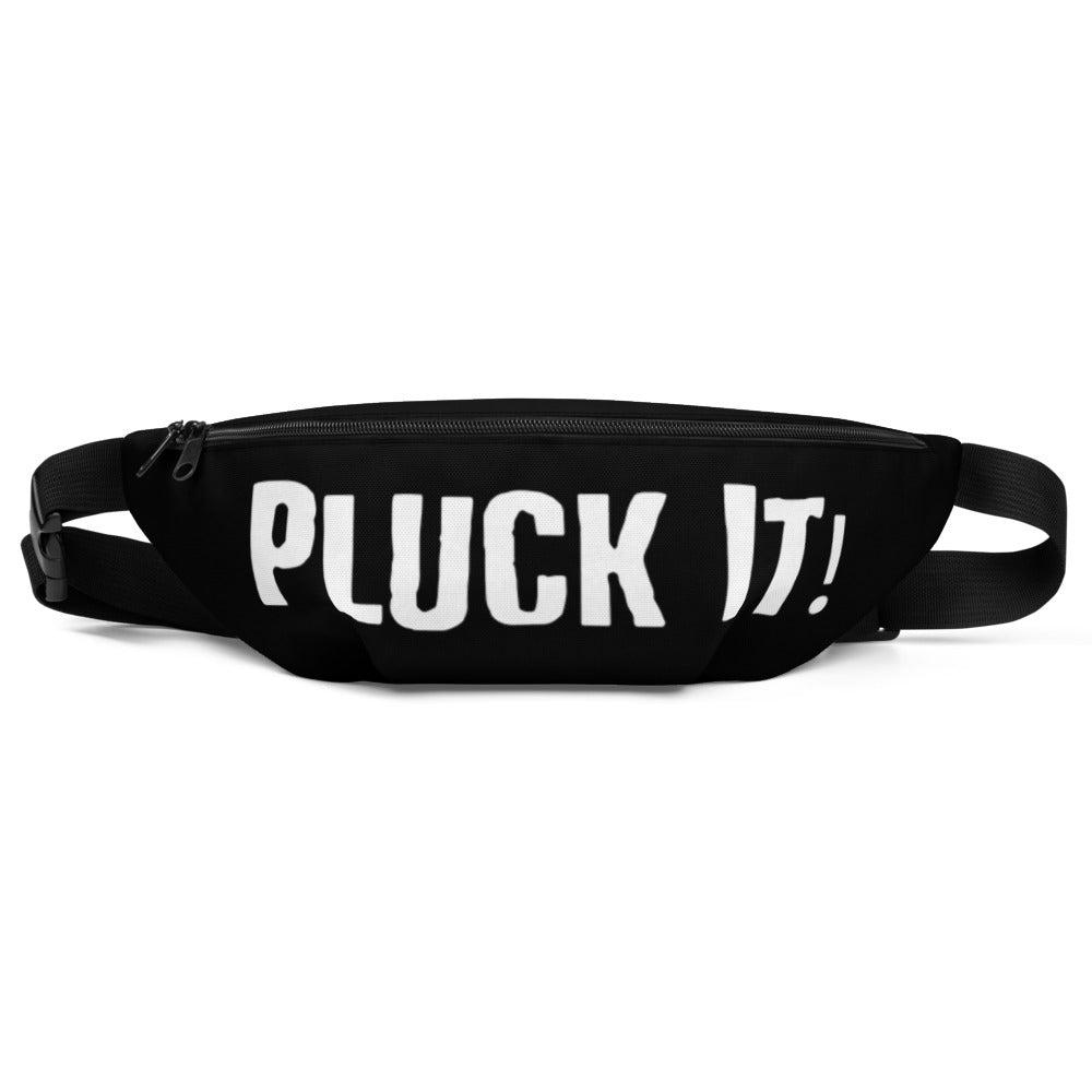 Pluck It! in White- Fanny Pack
