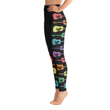 Load image into Gallery viewer, Guitar Colorized Design Yoga Leggings
