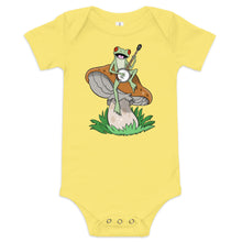 Load image into Gallery viewer, Frog Plays Banjo- Baby One Piece
