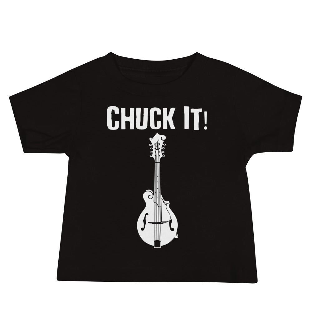 Chuck It! Mandolin in White- Baby Short Sleeve