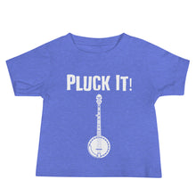Load image into Gallery viewer, Pluck It! Banjo in White- Baby Short Sleeve
