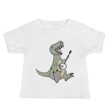 Load image into Gallery viewer, T-Rex Plays Banjo- Baby Short Sleeve

