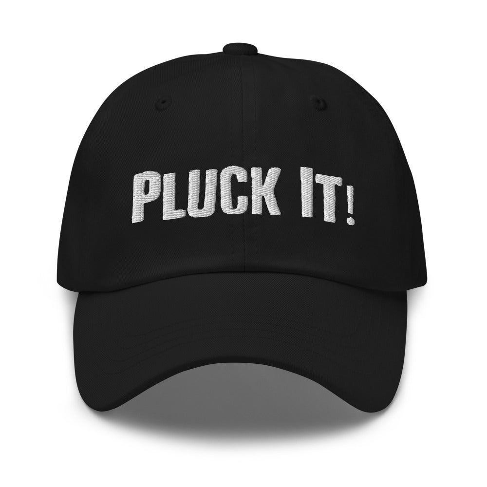 Pluck It! Large Letters Dad Hat