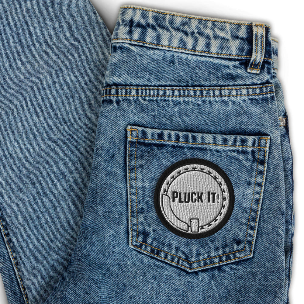 Pluck It! Logo Embroidered Patch