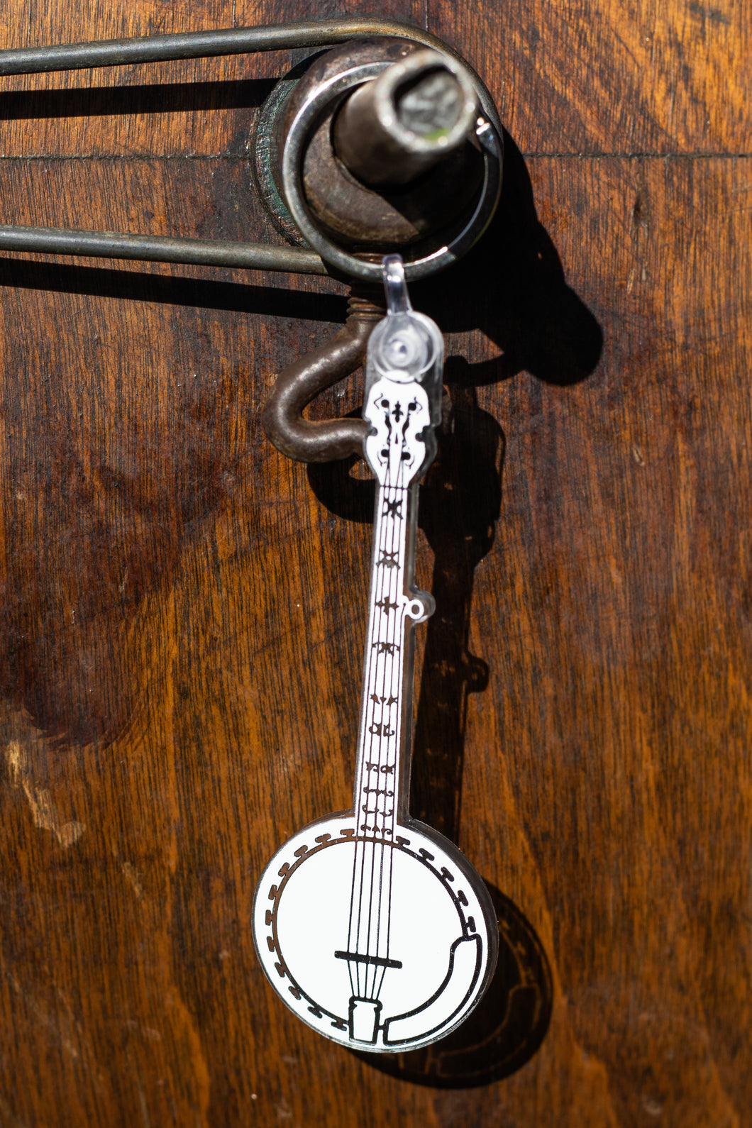 Acrylic Banjo Keychain
