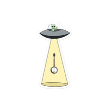 Load image into Gallery viewer, Alien Abducts Banjo Sticker
