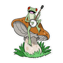 Load image into Gallery viewer, Frog Plays Banjo Sticker
